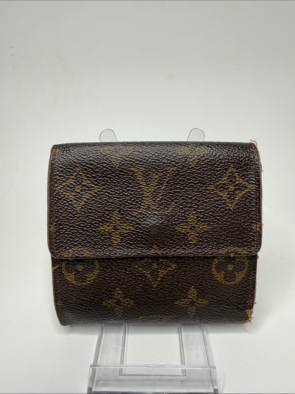 Louis Vuitton Elise Brown Monogram Wallet Tri-Fold | Unisex | Pre-Owned |